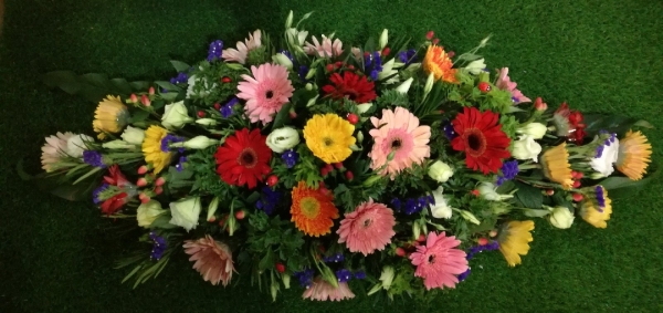 Daisy Basket Arrangment (BA-168)  Long And Low Flower Arrangement Basket Arrangement Kuala Lumpur (KL), Selangor, Malaysia Supplier, Suppliers, Supply, Supplies | Shirley Florist