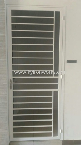 Mild Steel Main Door with Handle Lock 