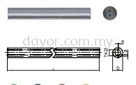 Unground Carbide Rods with 2 Straight Coolant Holes