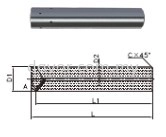 Milling Cutter Carbide Blanks with Center Coolant Duct and 2,3,4,5 Lateral Exits