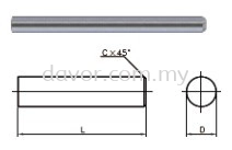 Ground Carbide Rods with Chamfer