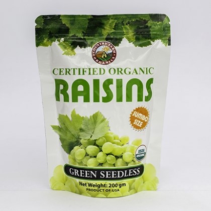 Cf Jumbo Raisin Green 200g Pack Country Farm Dried Fruits Snack Selangor Malaysia Kuala Lumpur