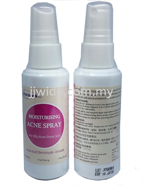 ONANO.ros Moisturising Acne Spray (60ml) HEALTH- Hygiene Senai, Johor, Malaysia Supply, Supplier, Suppliers | JJWIDE Biotrade