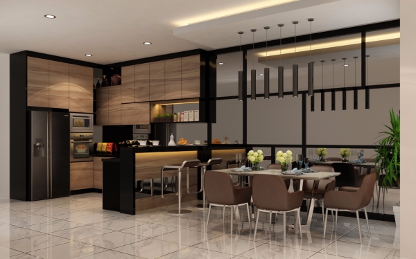  Dry Kitchen Design Kitchen Design Johor Bahru, JB, Kulai, Johor. Service, Design, Renovation | Eleven Interior Design & Renovation Sdn Bhd