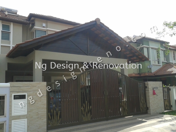 Awning Wood Awning Awning Klang, Selangor, Kuala Lumpur (KL), Malaysia Renovation, Contractor, Company, Service | Ng Design & Renovation