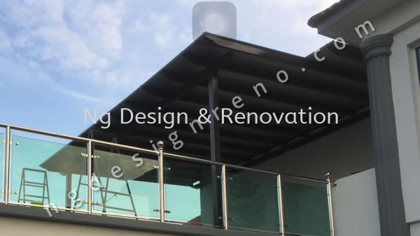 Awning Wood Awning Awning Klang, Selangor, Kuala Lumpur (KL), Malaysia Renovation, Contractor, Company, Service | Ng Design & Renovation