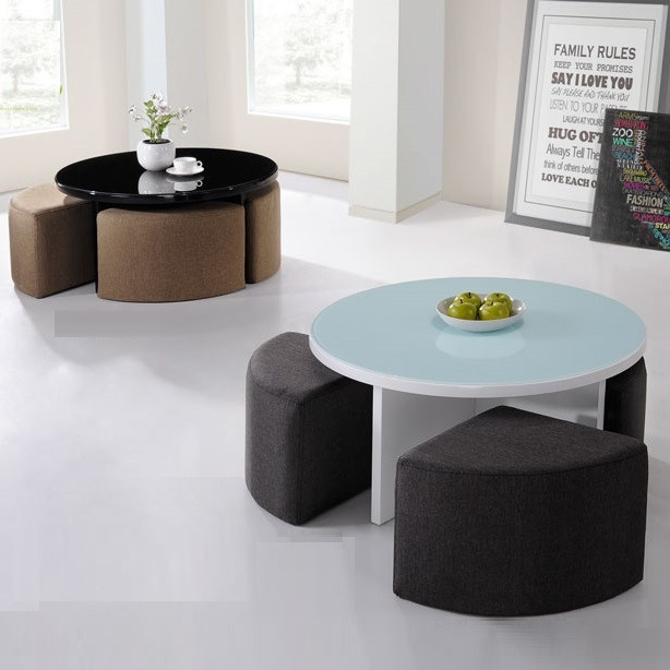 Coffee Table + Stool Series (Round)