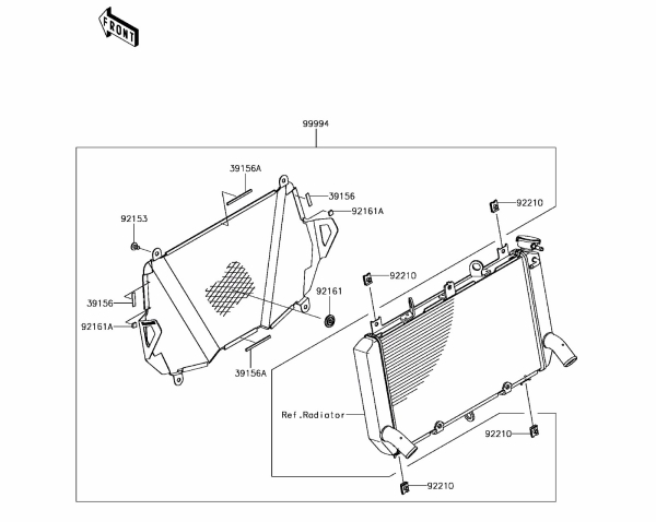 ACCESSORY (RADIATOR SCREEN) Z900 ABS 2017 Parts Diagrams KAWASAKI PARTS Kuala Lumpur (KL), Malaysia, Selangor Dealer, Supplier, Supply, Supplies | MotorSim Sdn Bhd