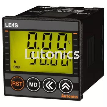 LE4S Series - DIN W48×H48mm Digital Backlight LCD Timer