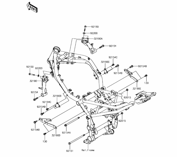 ENGINE MOUNT Z900 ABS 2017 Parts Diagrams KAWASAKI PARTS Kuala Lumpur (KL), Malaysia, Selangor Dealer, Supplier, Supply, Supplies | MotorSim Sdn Bhd