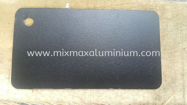 Colour Code : 9801 Matt Black Powder Coating Colour Aluminium Gate Material Selangor, Malaysia, Kuala Lumpur (KL), Seri Kembangan Supplier, Suppliers, Supply, Supplies | Mix Max Aluminium & Accessories Sdn Bhd