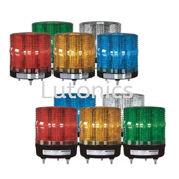 MS115T Series - Multi-Functional D115mm LED Steady/Flashing/Ratating Signal Light 