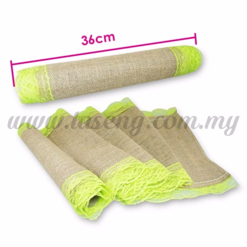 Linen Table Runners Lime Green (FA-TR1-LG)