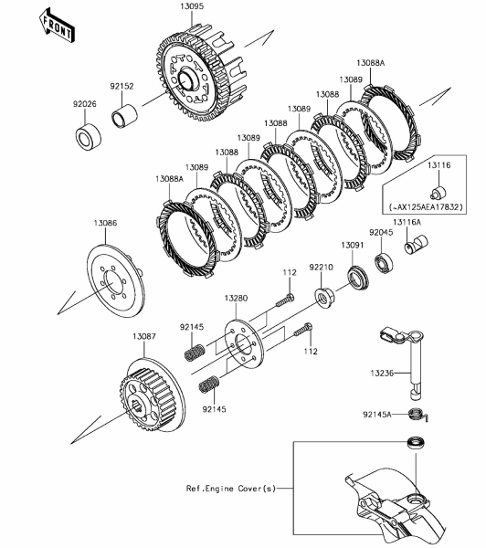 CLUTCH Z125 Pro 2017 Parts Diagrams KAWASAKI PARTS Kuala Lumpur (KL), Malaysia, Selangor Dealer, Supplier, Supply, Supplies | MotorSim Sdn Bhd