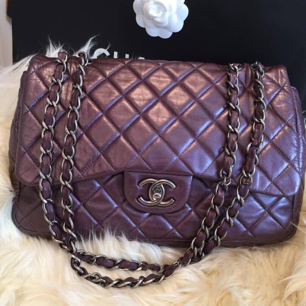 Chanel Jumbo Soft Lambskin in Purple with RHW Chanel Kuala Lumpur (KL), Selangor, Malaysia. Supplier, Retailer, Supplies, Supply | BSG Infinity (M) Sdn Bhd