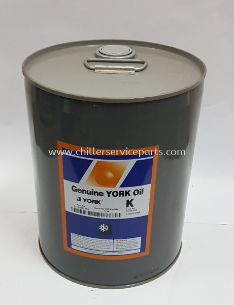 011-00533-000 York Compressor Oil "K" 5-Gal. Lubricants YORK Commercial Chiller Components Selangor, Malaysia, Kuala Lumpur (KL), Shah Alam Supplier, Suppliers, Supply, Supplies | Chiller Serviceparts Center Sdn Bhd