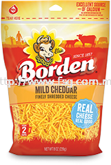 Borden Mild Cheddar Finely Shredded Borden Cheese  Cheese Kuala Lumpur (KL), Selangor, Malaysia Supplier, Supply, Supplies, Distributor | Five Star Gourmet Sdn Bhd