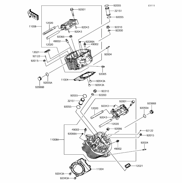 CYLINDER HEAD VULCAN 900 CUSTOM 2017 Parts Diagrams KAWASAKI PARTS Kuala Lumpur (KL), Malaysia, Selangor Dealer, Supplier, Supply, Supplies | MotorSim Sdn Bhd