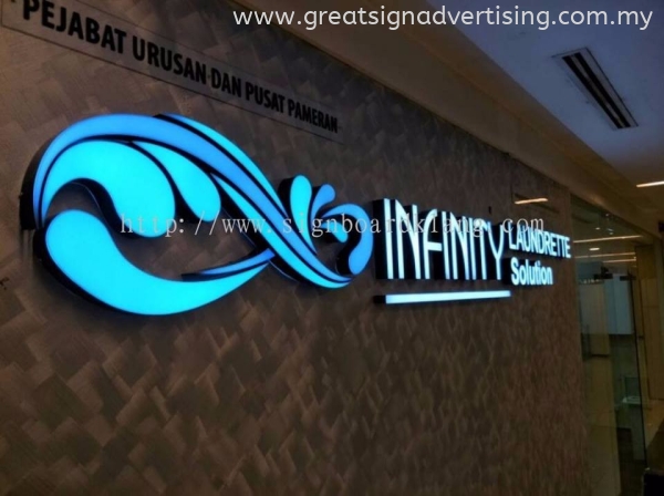 Infinity Laundrette Solution - Viva Home Kuala Lumpur 3D LED CONCEAL BOX UP LETTERING SIGNBOARD Selangor, Malaysia, Kuala Lumpur (KL), Kuantan, Klang, Pahang Manufacturer, Maker, Installation, Supplier | Great Sign Advertising (M) Sdn Bhd