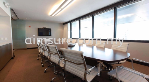 Meeting room design with designer chair