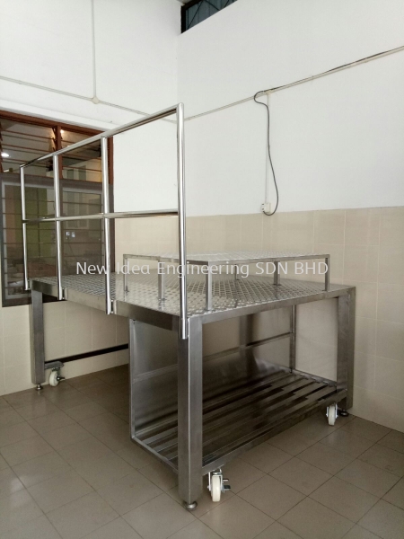 Stainless Steel platform 8' x 6' x 5' height Mechanical engineering Penang, Malaysia, Bukit Mertajam Supplier, Suppliers, Supply, Supplies | New Idea Engineering Sdn Bhd