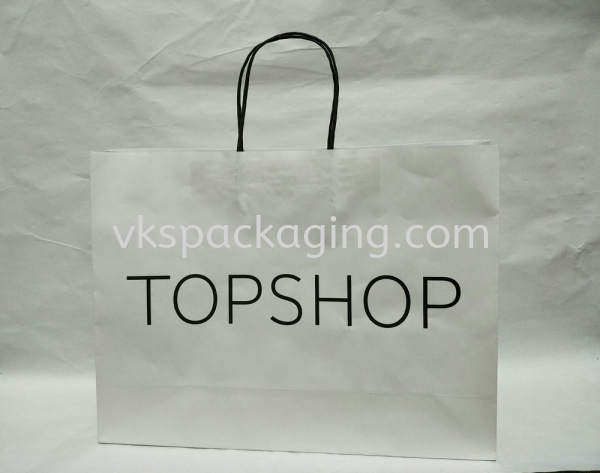 White Craft Paper Bag White Craft Paper Bag Malaysia, Selangor, Kuala Lumpur (KL), Seri Kembangan Manufacturer, Supplier, Supply, Supplies | VKS Packaging Manufacturing Sdn Bhd