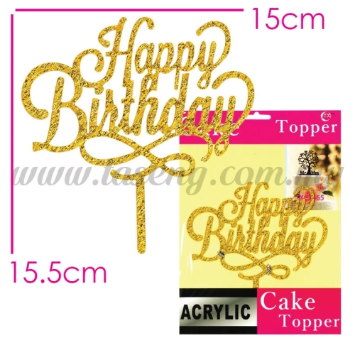 Cake Topper (Acrylic) HB1G (CT-HB-A1G)