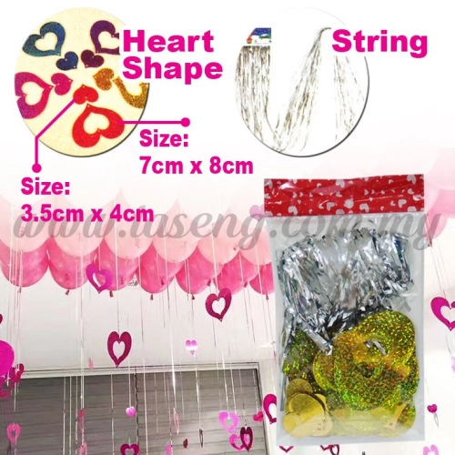 Decorative String Love Shape -Gold (P-AC-S1G)