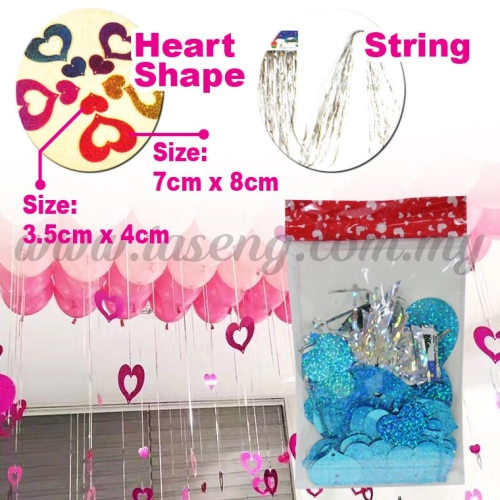 Decorative String Love Shape -Blue (P-AC-S1B)