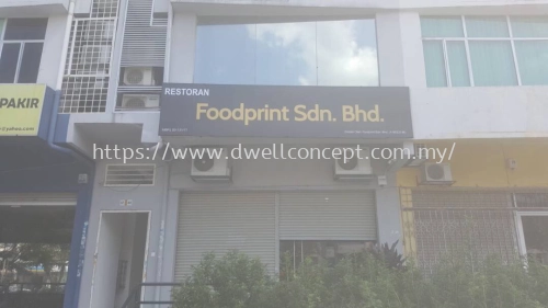 Food Print Signage At Petaling Jaya