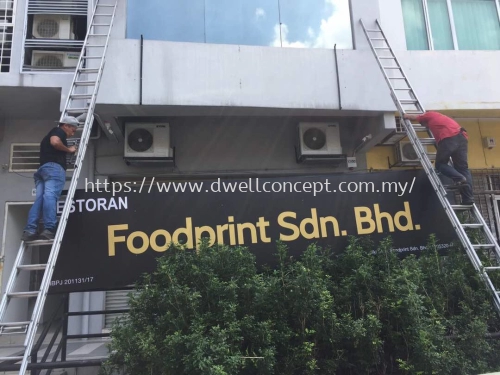 Food Print Signage At Petaling Jaya