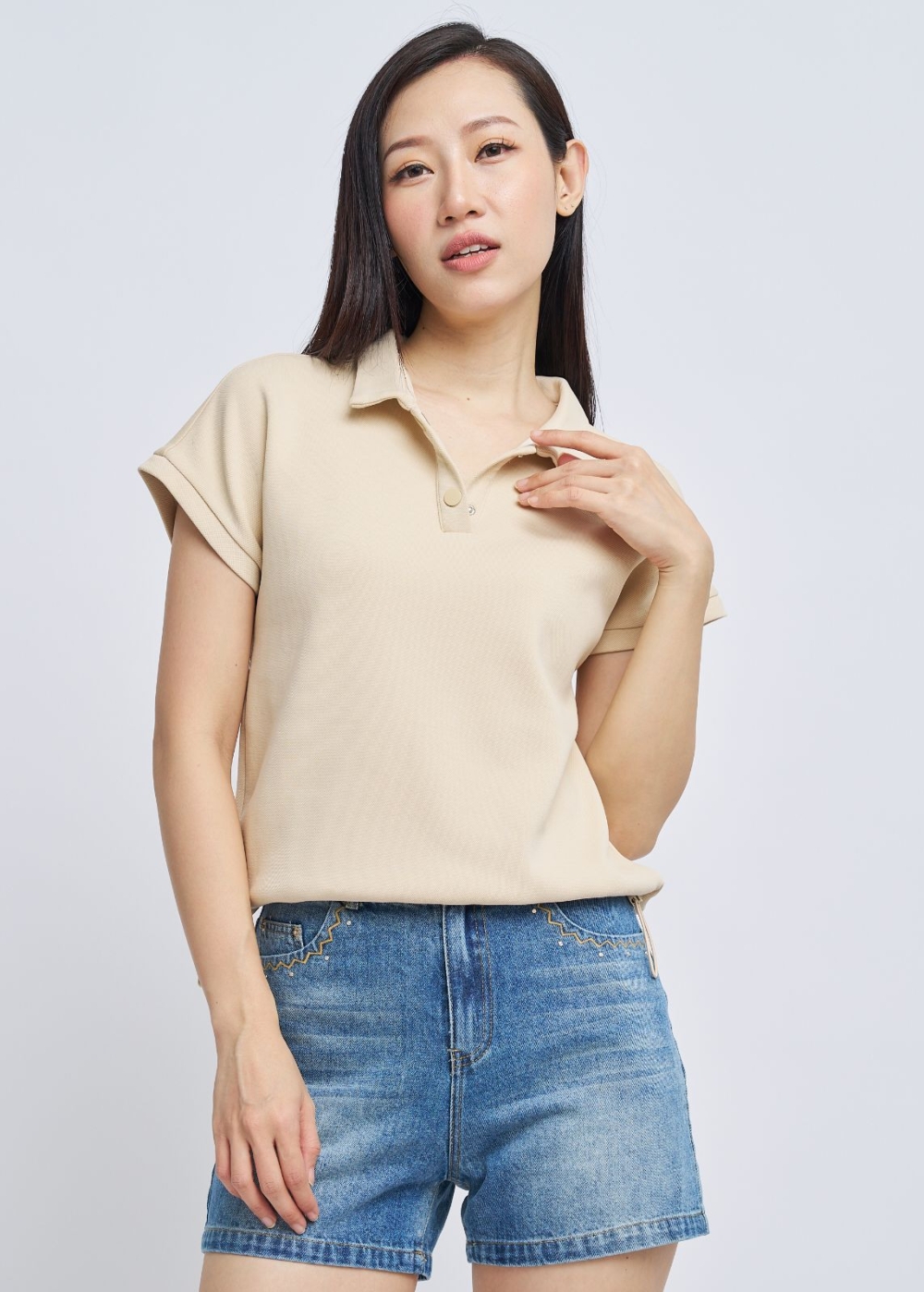 Soft Ease Cotton Nylon Polo Tee