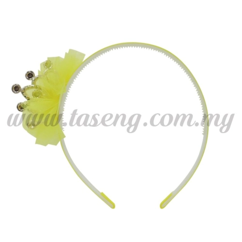 Hairband 2 LITTLE CROWN *YELLOW (DU-HB2-Y)