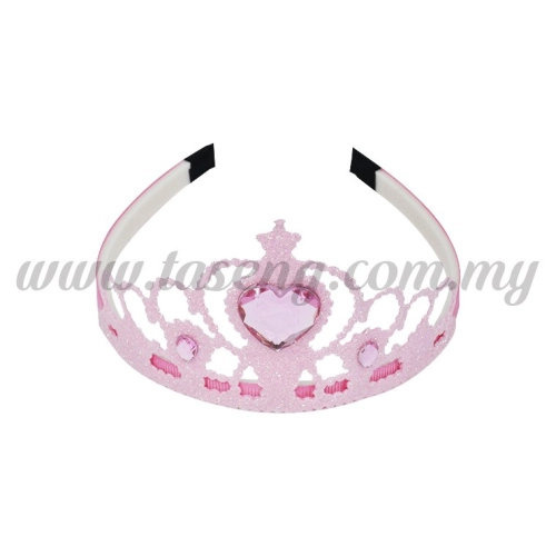 Hairband 4 DIAMOND CROWN *BABY PINK (DU-HB4-BP)