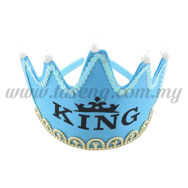 Hairband 9 CROWN KING (Light) *Blue (DU-HB9-B)