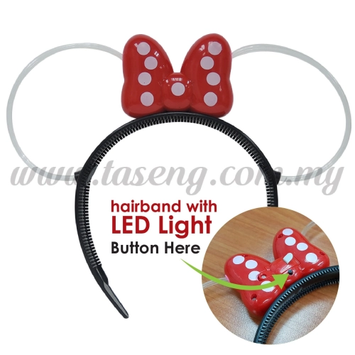 Hairband 11 Minnie Light *Red (DU-HB11L-R)