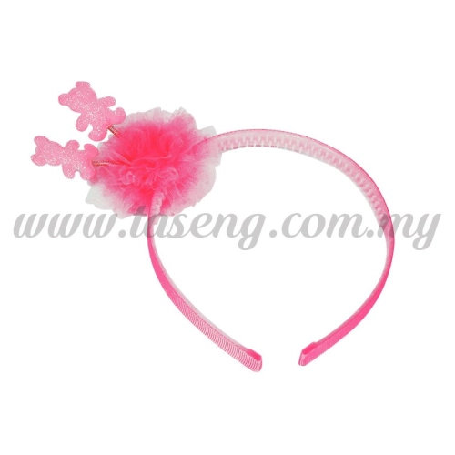 Hairband 14 SPRING BEAR *MAGENTA (DU-HB14-M)