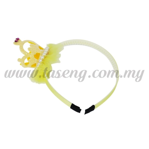 Hairband 15 LITTLE CROWN *YELLOW (DU-HB15-Y)