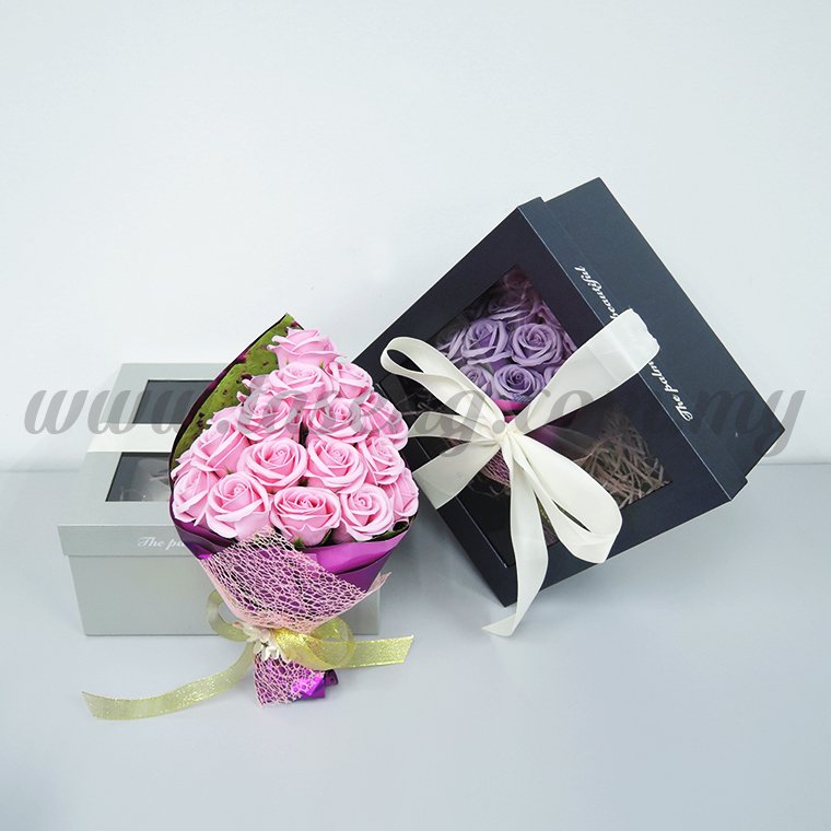 18pcs Soap Flower -Baby Pink (FW-1803)