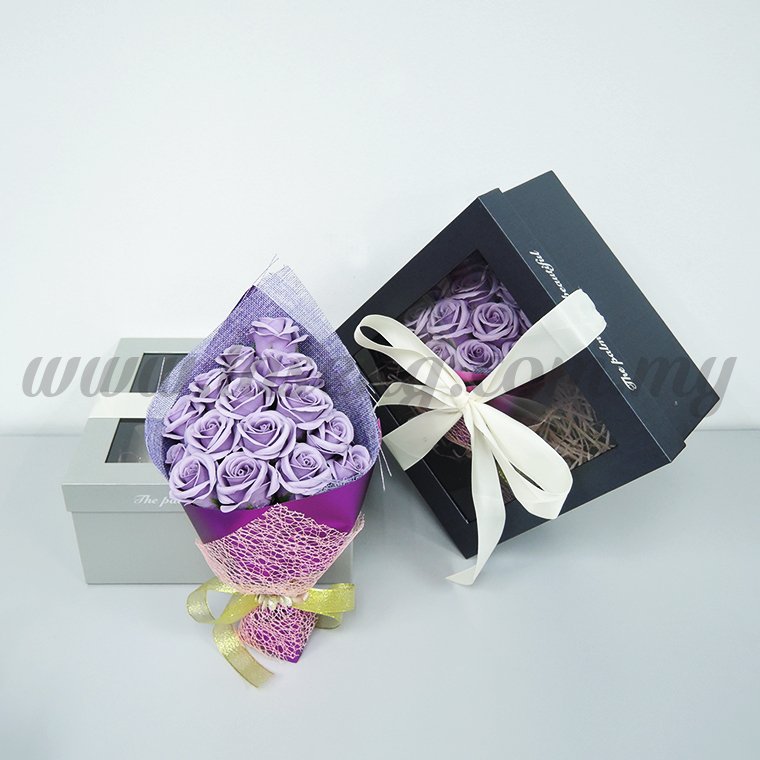 18pcs Soap Flower -Lilac (FW-1808)