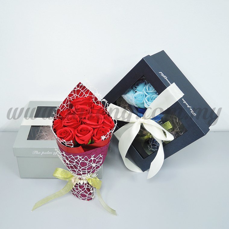 11pcs Soap Flower -Red (FW-1106)