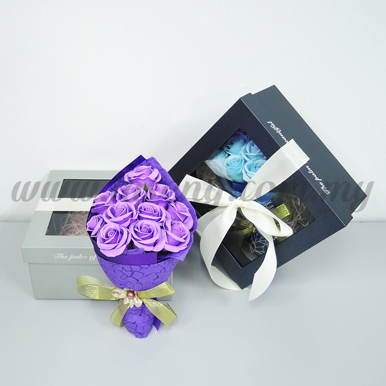 11pcs Soap Flower -Lavender  (FW-1109)