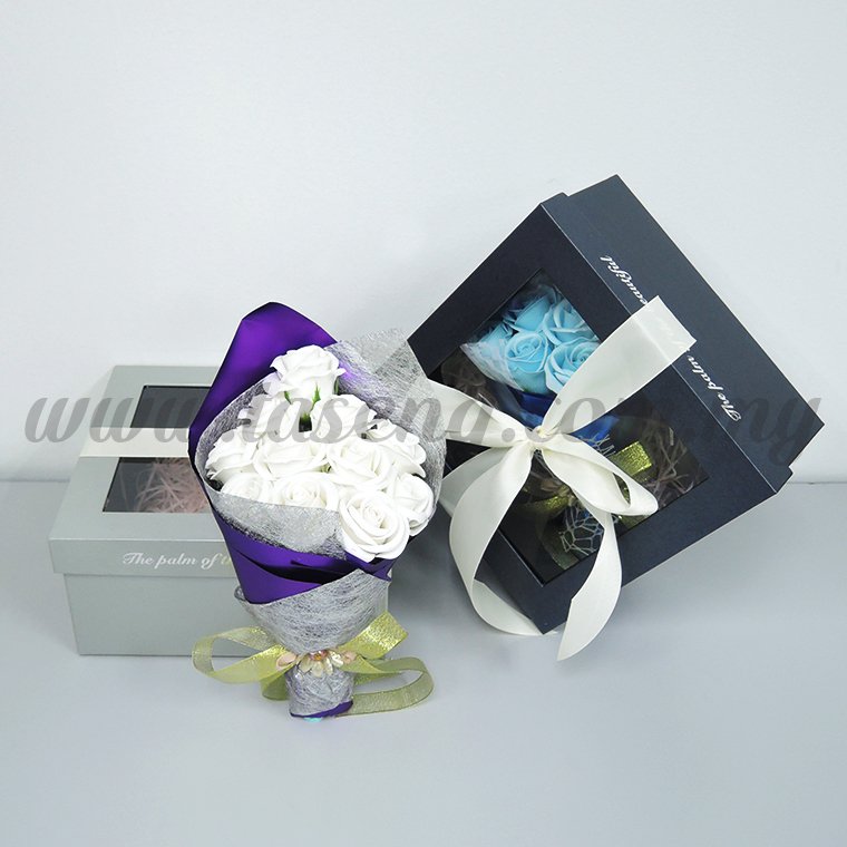 11pcs Soap Flower -White (FW-1101)