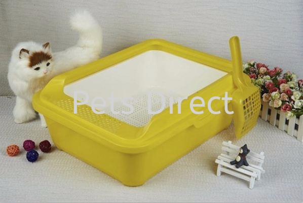 CF-S01H Cat Toilet Yellow - RM99 Cat Litter Pans and Accessories Cat Accessories Selangor, Malaysia, Kuala Lumpur (KL), Klang, Subang Jaya, Shah Alam Supplier, Suppliers, Supply, Supplies | Pets Direct