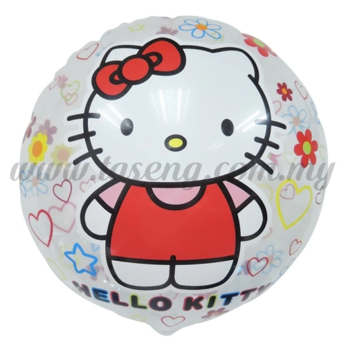 [Cartoon] Round Foil Balloon *Hello Kitty Clear (FB-T010)