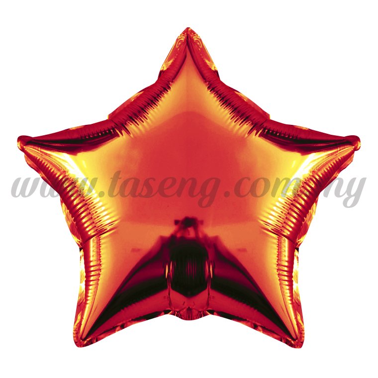 Foil Balloon Star -Orange (FB-18-STOR)