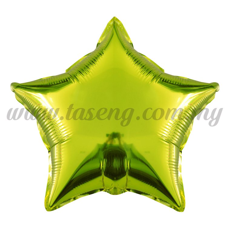 Foil Balloon Star -Lime Green (FB-18-STLG)