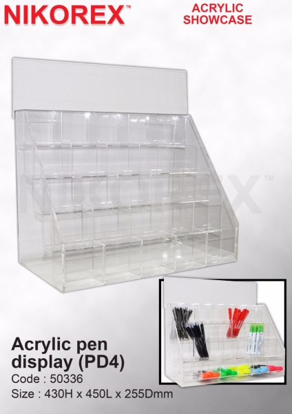 50336-Acrylic pen display (PD4) Acrylic Showcases ORGANIZERS & DISPLAY Malaysia, Johor Bahru (JB), Kuala Lumpur (KL), Selangor, Melaka, Perak, Pahang, Singapore Supplier, Manufacturer, Supply, Supplies | Nikorex Display Products (M) Sdn Bhd