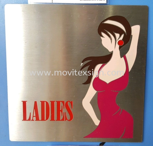 sign design  with it class for ladies who require in quality n styles for your/ wc (click for more detail)