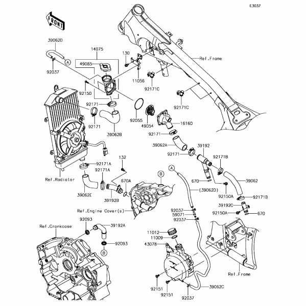 WATER PIPE VULCAN 900 CLASSIC LT 2017 Parts Diagrams KAWASAKI PARTS Kuala Lumpur (KL), Malaysia, Selangor Dealer, Supplier, Supply, Supplies | MotorSim Sdn Bhd